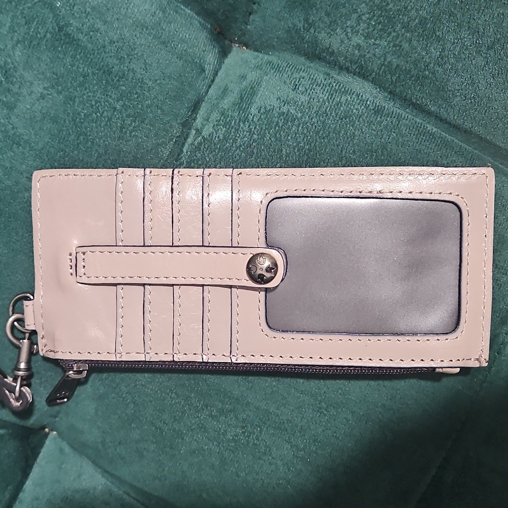 Patricia Nash Alanna Leather Credit Card Wristlet RFID Wallet - STONE New